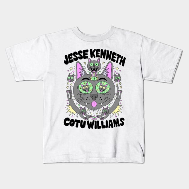 JKCW CAT LOGO Joey Souza Art Kids T-Shirt by Morketiden Productions